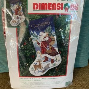 Needlepoint stocking kit